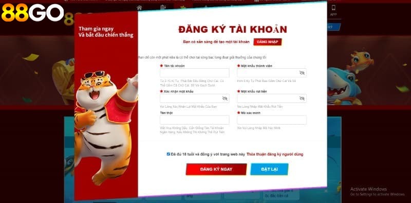 Một số điều kiện căn bản khi đăng ký tài khoản game